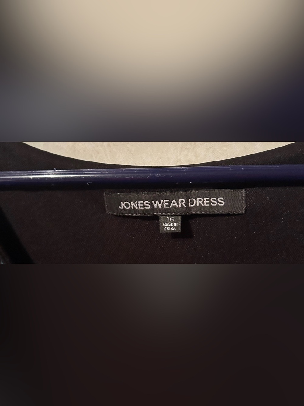 Jones New York Black and Teal Geometric Dress - Picture 3 of 7
